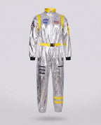 Women's Belted Metallic Astronaut Costume Jumpsuit | Whitmore_7