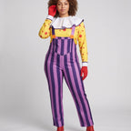 Women's Striped Suspender Clown Costume Set | Cranmore_1