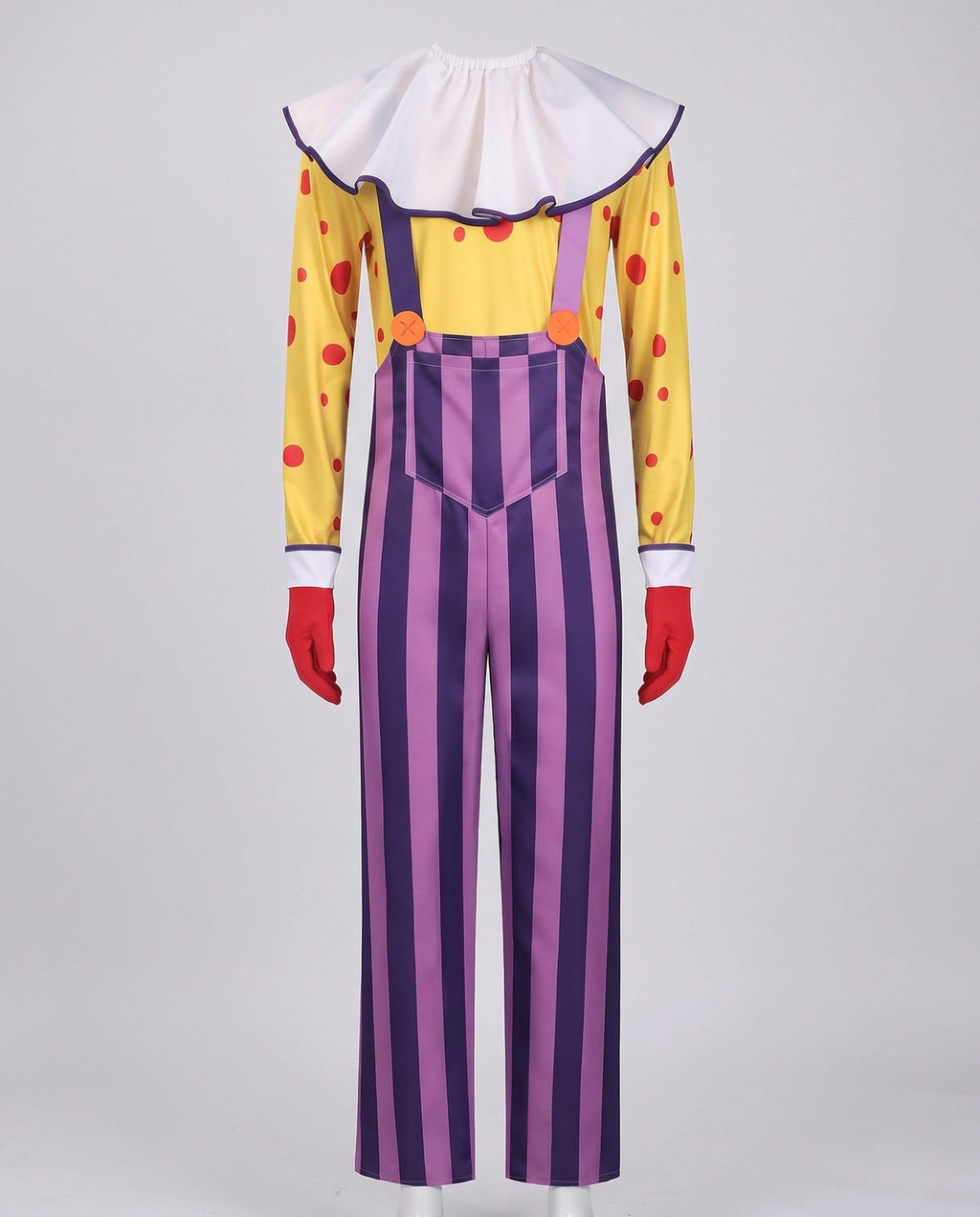 Women's Striped Suspender Clown Costume Set | Cranmore_4