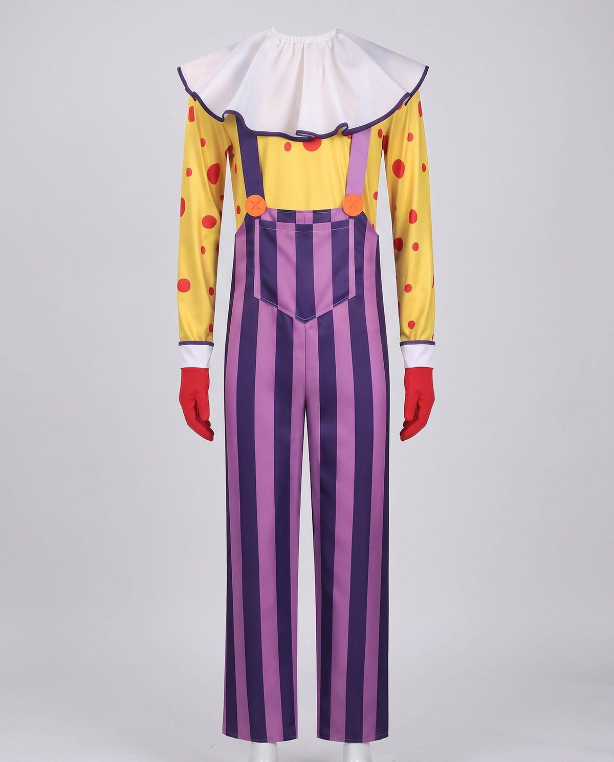 Women's Striped Suspender Clown Costume Set | Cranmore_4