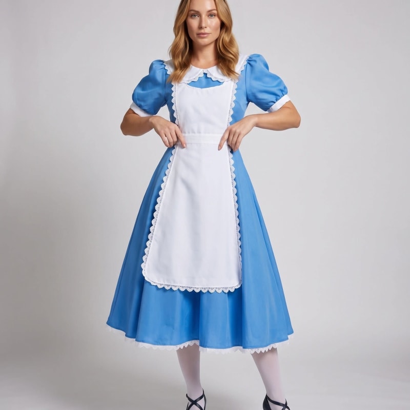 Women's Storybook Apron Halloween Costume Dress | Verena_1