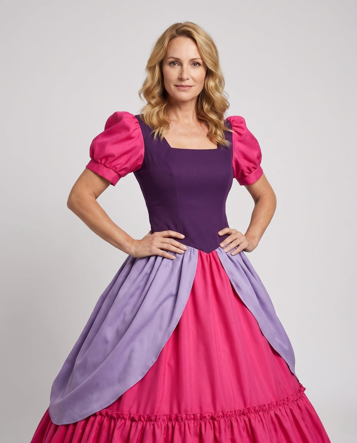 Women's Satin Princess Costume Gown | Carnforth_2