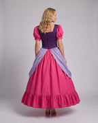 Women's Satin Princess Costume Gown | Carnforth_4