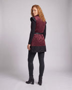Women's Brocade Longline Belted Vest | Foxholme_4