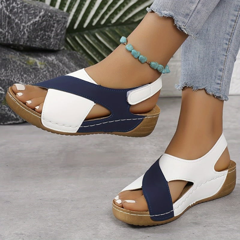Women's Orthopedic Cushioned Wedge Sandals | Ione_1