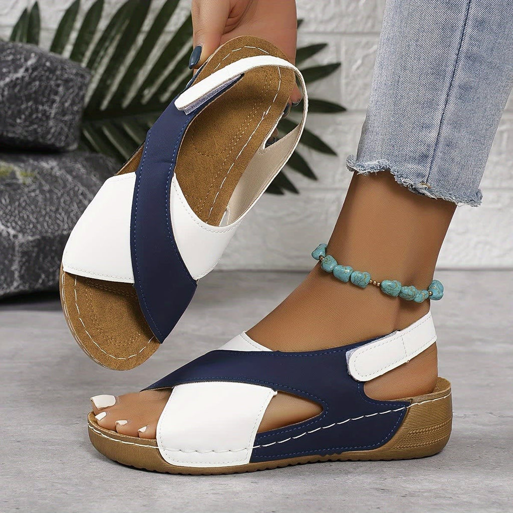 Women's Orthopedic Cushioned Wedge Sandals | Ione_9