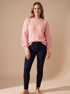 Women's Cable Knit Lantern Sleeve Sweater | Merecroft_3