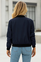 Women's Lightweight Zip Up Bomber Jacket | Penhallow_2