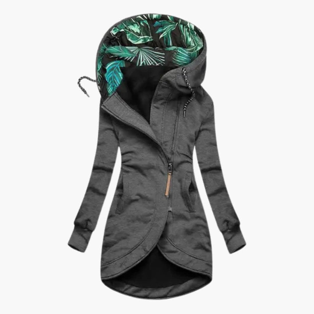 Women's Longline Hooded Jacket | Ferndale_2