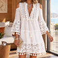 Women's Lace Cold Shoulder Mini Dress | Stanhope_1