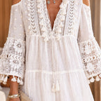 Women's Lace Cold Shoulder Mini Dress | Stanhope_2
