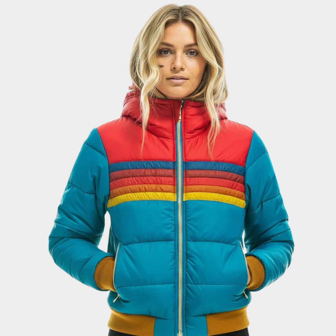 Women's Quilted Hooded Puffer Jacket | Wilda_6