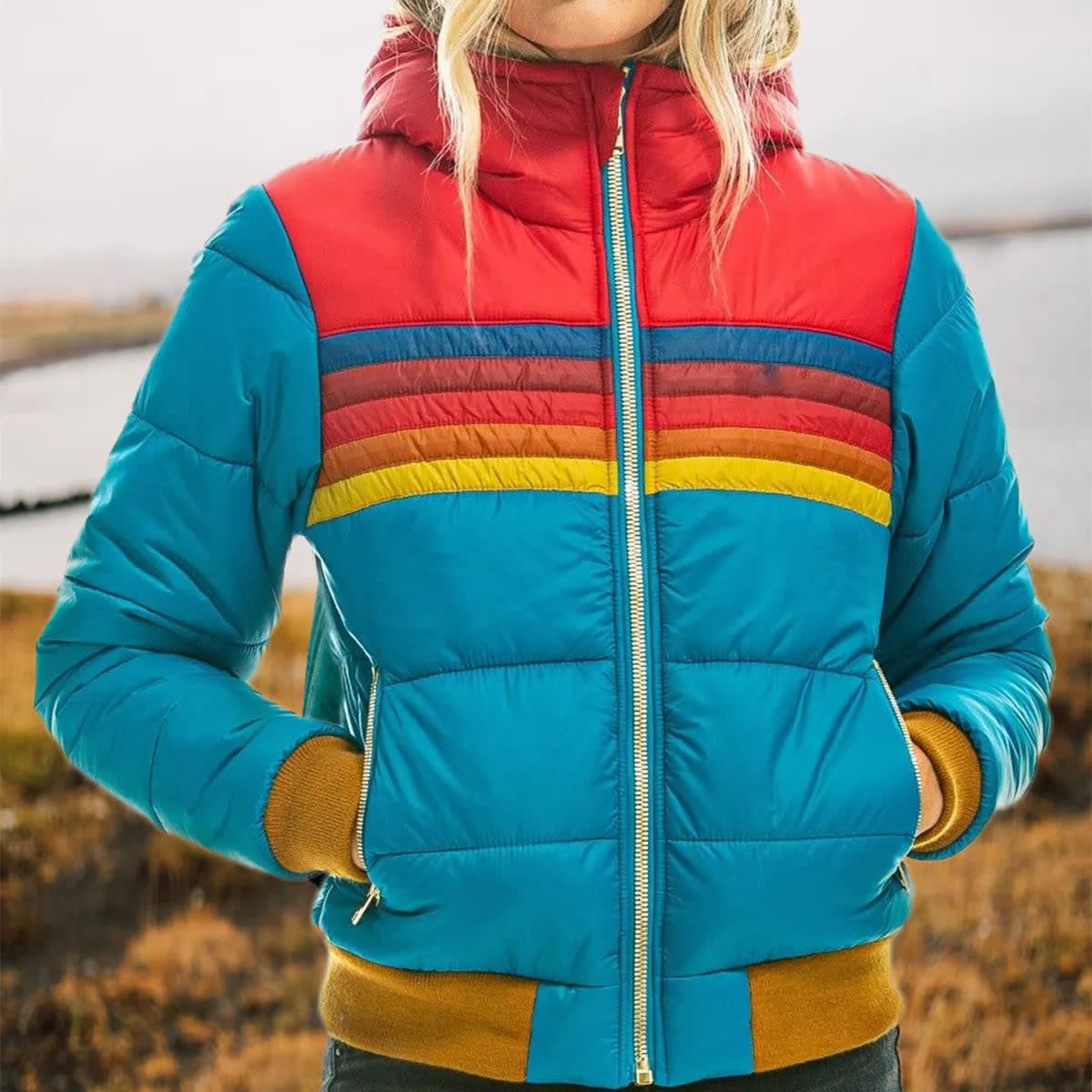 Women's Quilted Hooded Puffer Jacket | Wilda_7