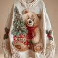 Women's Oversized Teddy Bear Christmas Sweater | Quarrendon_1
