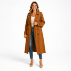 Women's Belted Long Trench Coat | Rosalind_2