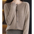 Women's Merino Wool Cashmere Cardigan | Bernadine_10
