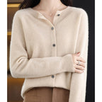 Women's Merino Wool Cashmere Cardigan | Bernadine_15