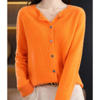 Women's Merino Wool Cashmere Cardigan | Bernadine_8