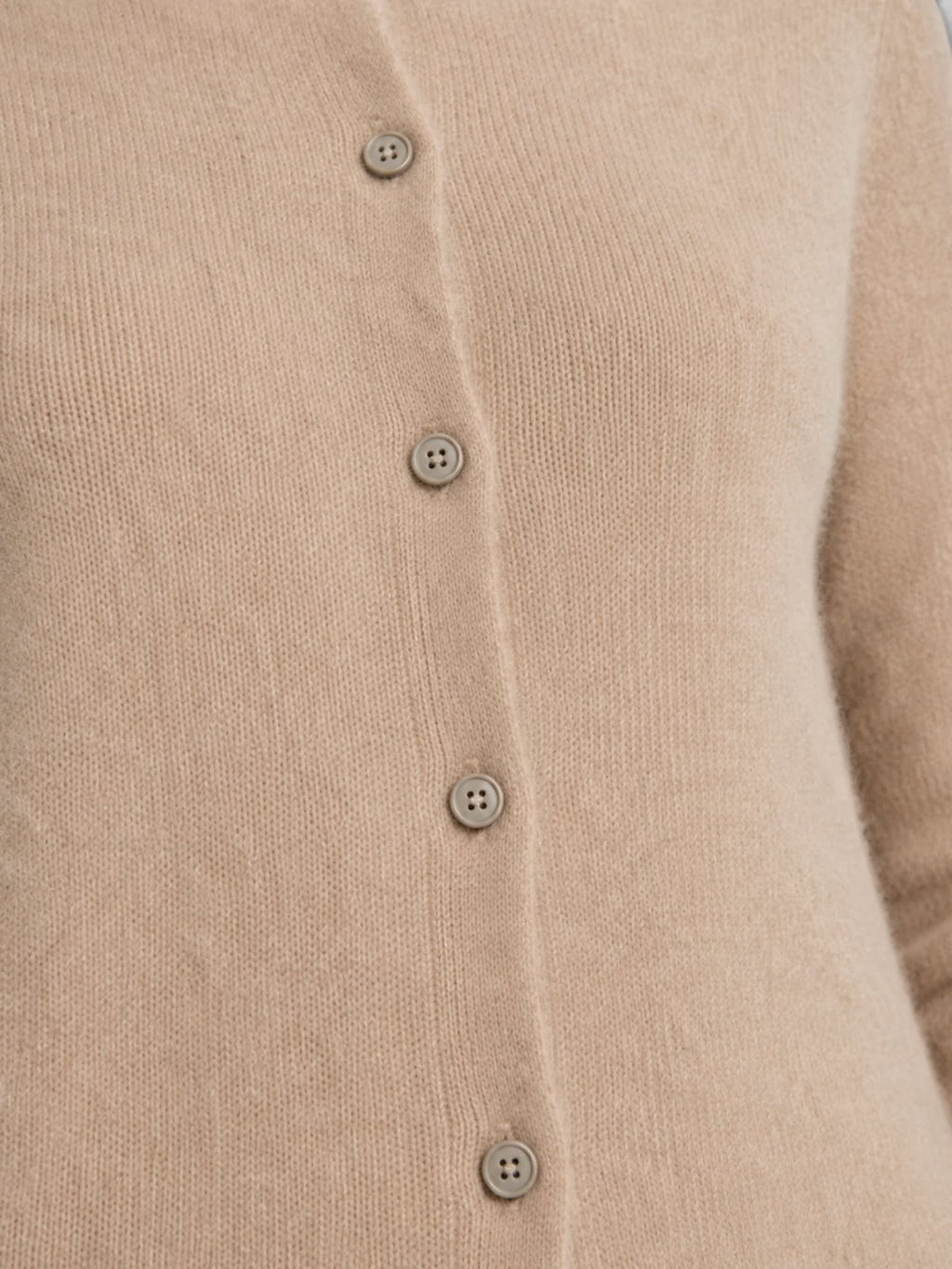 Women's Wool Knit Button Front Cardigan | Hadleigh_10
