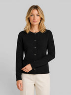 Women's Wool Knit Button Front Cardigan | Hadleigh_3