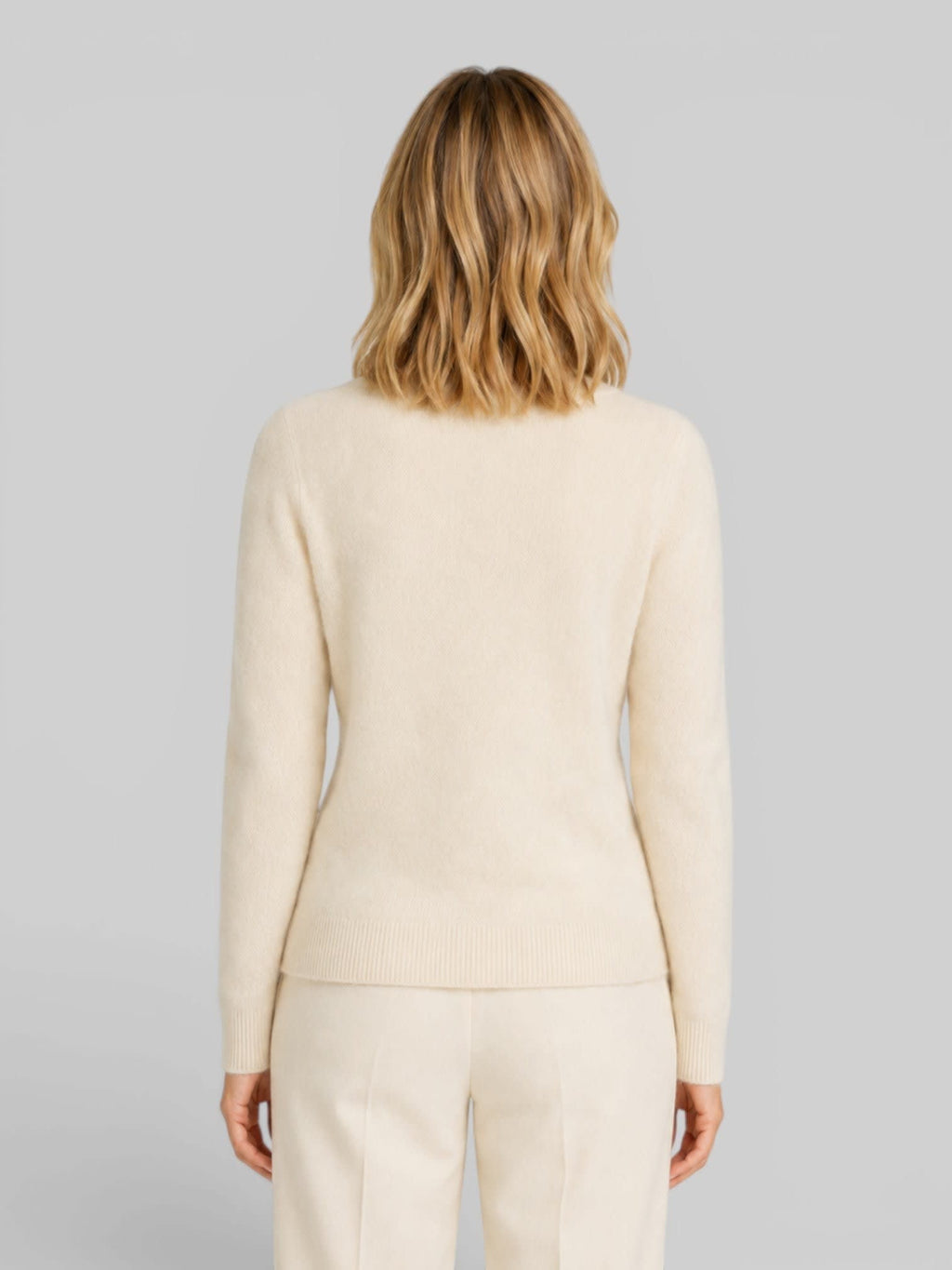 Women's Wool Knit Button Front Cardigan | Hadleigh_9
