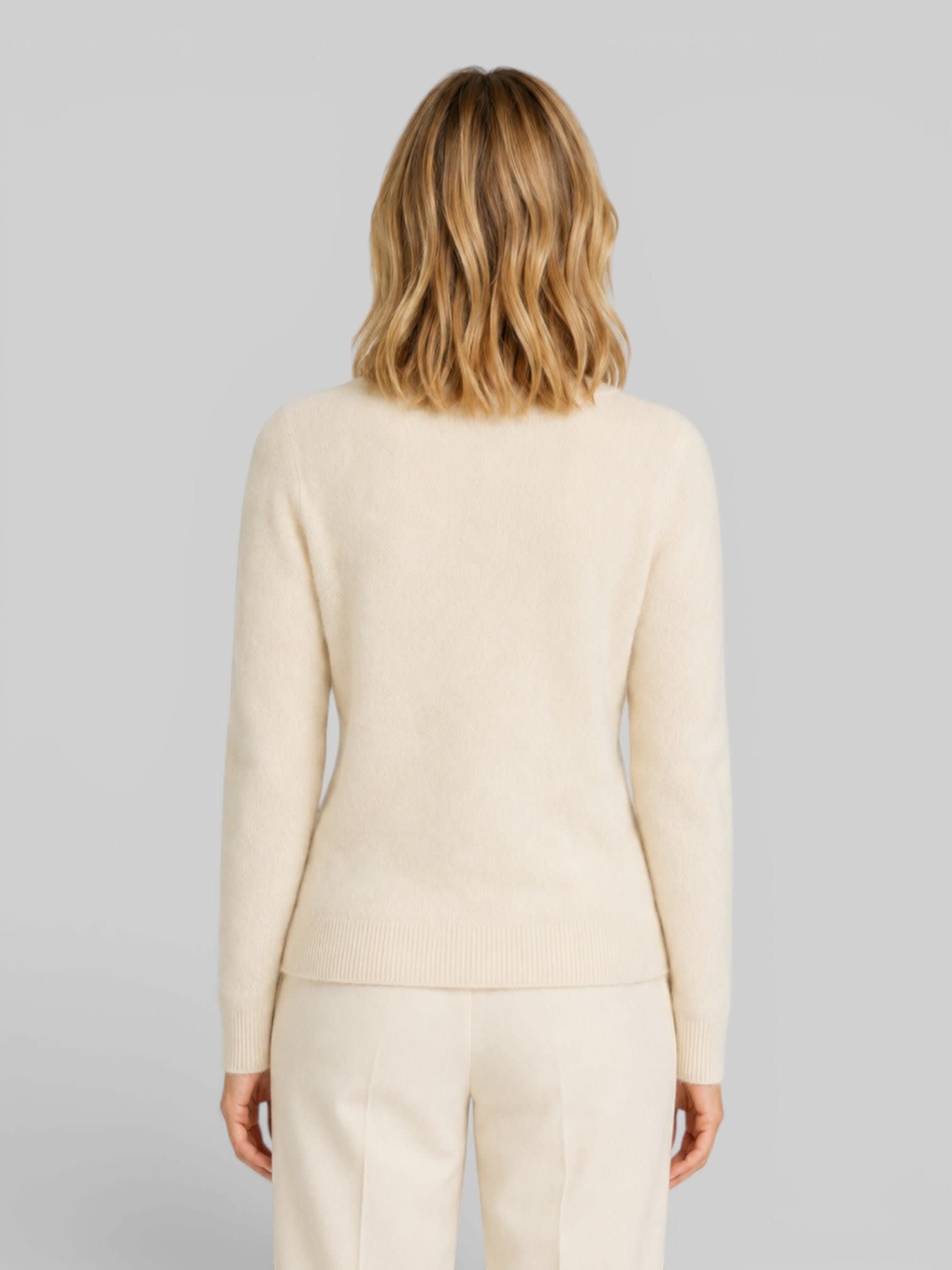 Women's Wool Knit Button Front Cardigan | Hadleigh_9