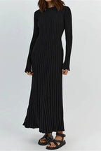 Women's Ribbed Knit Midi Dress | Millicent_5