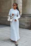 Women's Ribbed Knit Midi Dress | Millicent_6