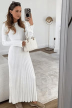 Women's Ribbed Knit Midi Dress | Millicent_7