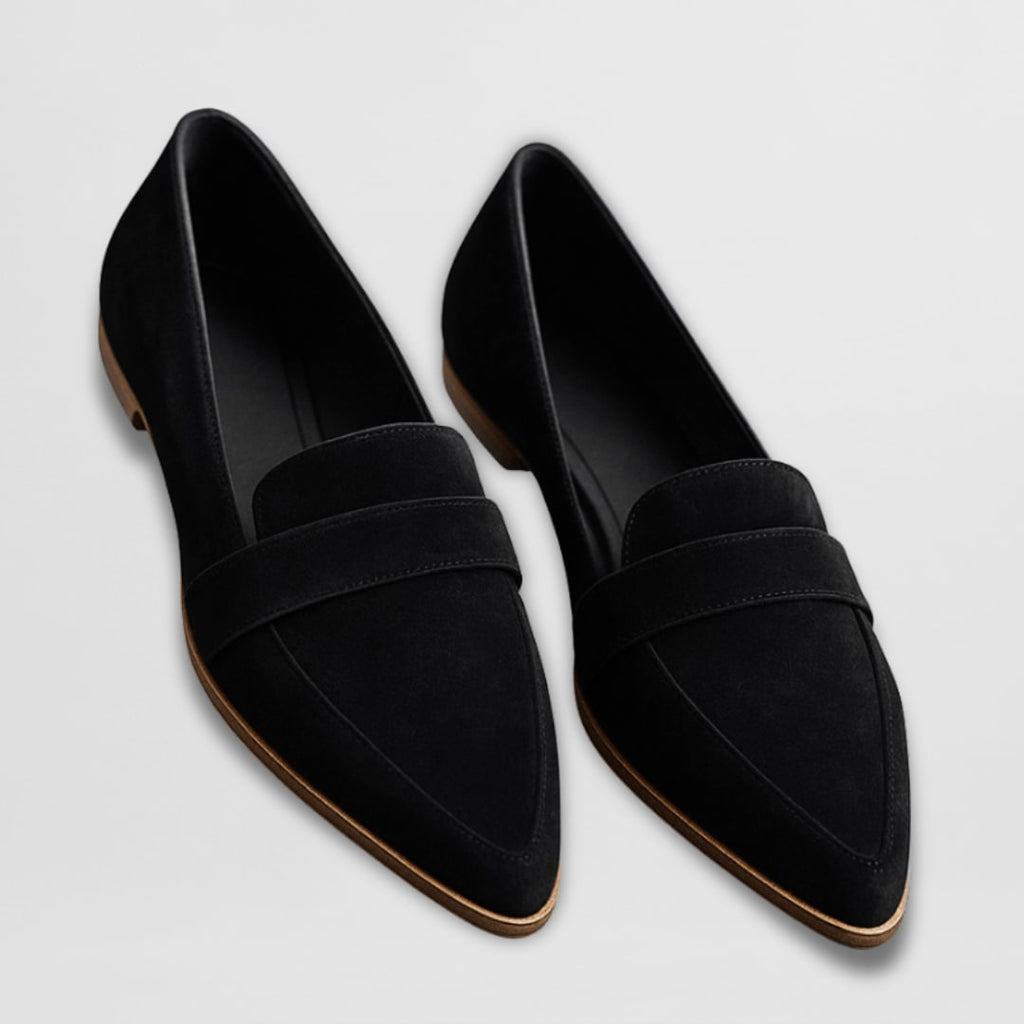 Women's Pointed Toe Suede Loafers | Knightley_3