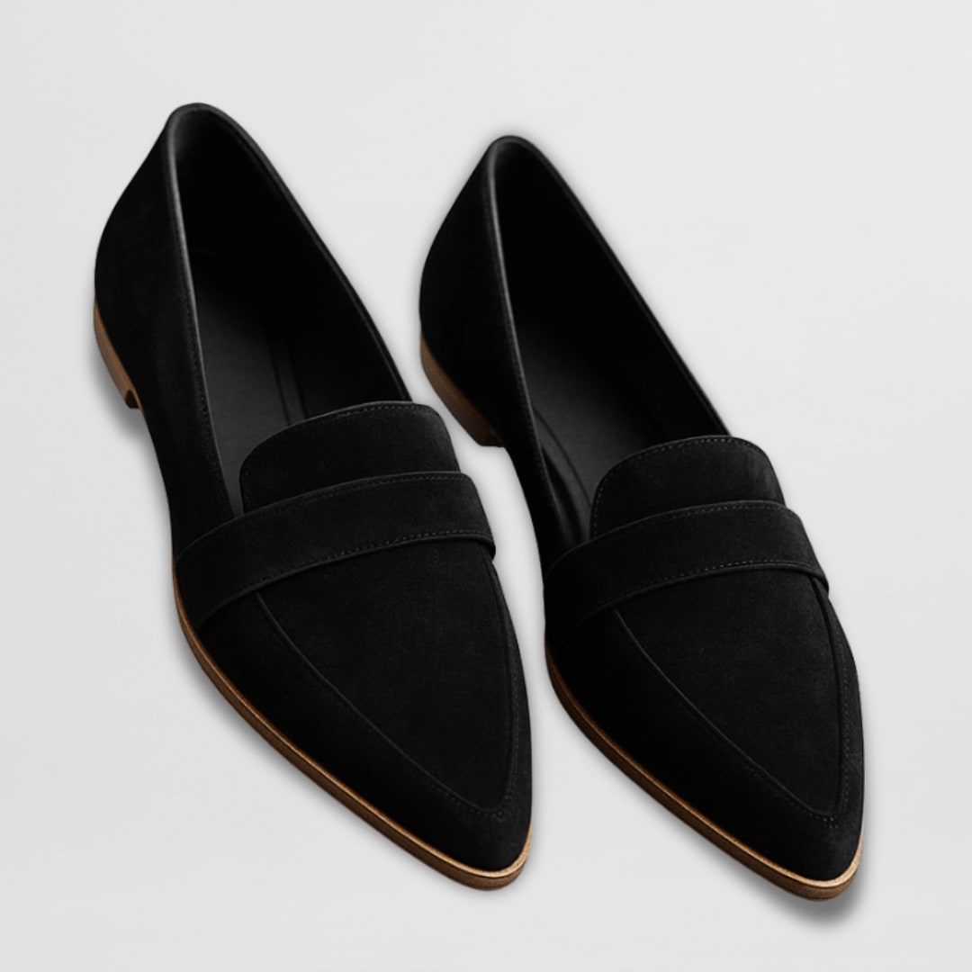 Women's Pointed Toe Suede Loafers | Knightley_3