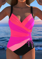 Women's Ruched Tummy Control One Piece Swimsuit | Solace_5
