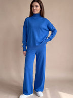 Women's Turtleneck Sweater and Wide Leg Pants Set | Cranleigh_7