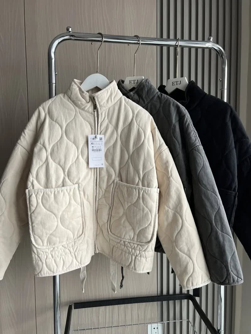 Women's Quilted Cotton Blend Jacket | Sandhurst_2