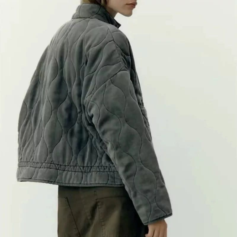Women's Quilted Cotton Blend Jacket | Sandhurst_5