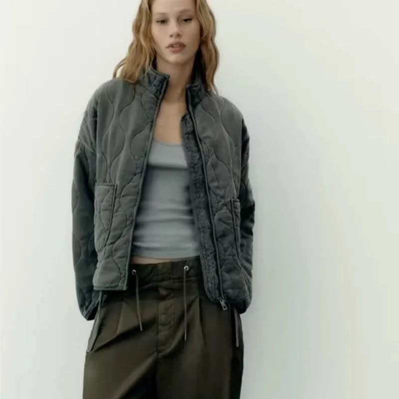Women's Quilted Cotton Blend Jacket | Sandhurst_6