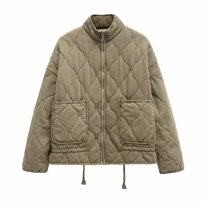 Women's Quilted Cotton Blend Jacket | Sandhurst_7