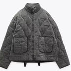 Women's Quilted Cotton Blend Jacket | Sandhurst_8
