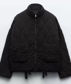 Women's Quilted Cotton Blend Jacket | Sandhurst_9