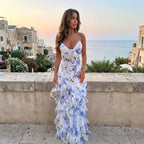 Women's Floral Corset Maxi Dress | Hepzibah_1