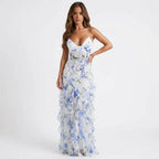 Women's Floral Corset Maxi Dress | Hepzibah_2