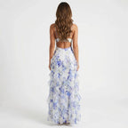 Women's Floral Corset Maxi Dress | Hepzibah_5