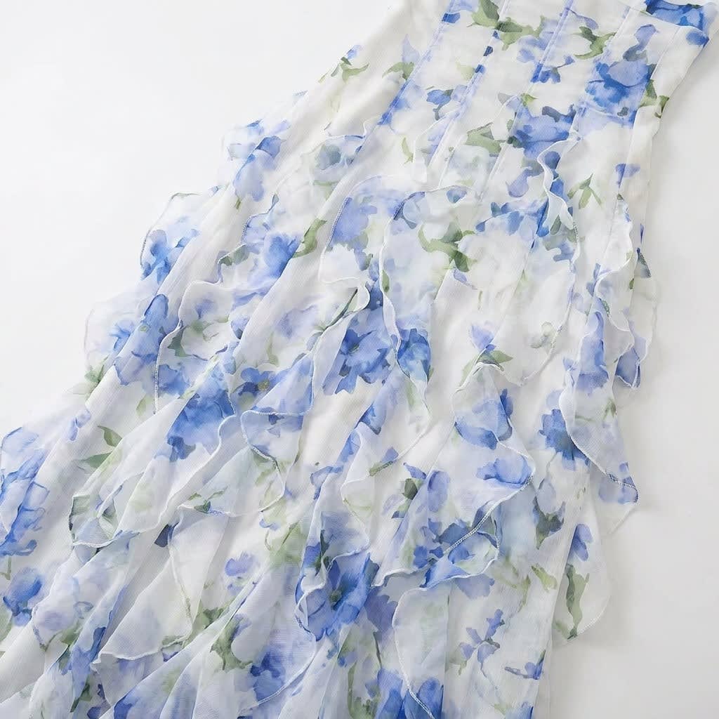 Women's Floral Corset Maxi Dress | Hepzibah_6