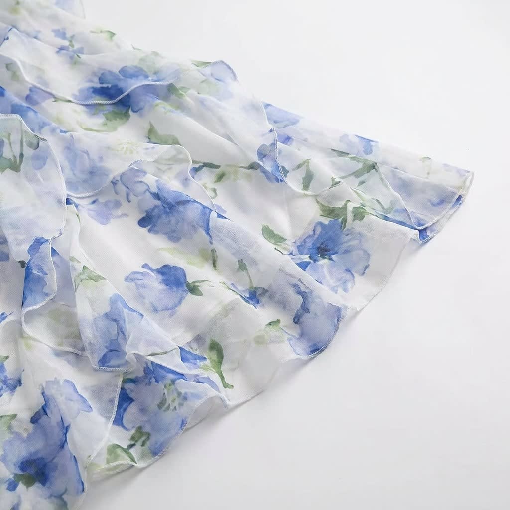 Women's Floral Corset Maxi Dress | Hepzibah_7