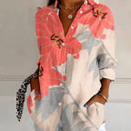 Women's Floral Print Button Down Shirt | Sephira_1