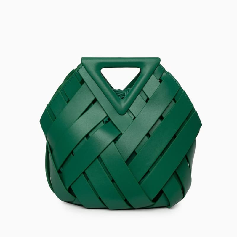 Women's Woven Top Handle Handbag | Stanmore_1