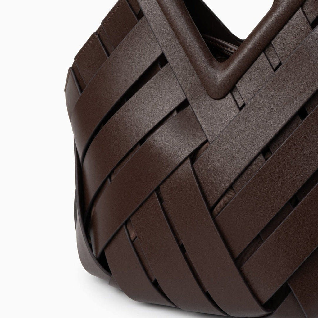 Women's Woven Top Handle Handbag | Stanmore_14