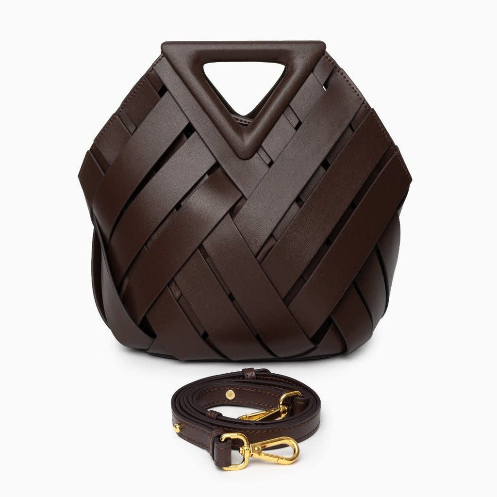 Women's Woven Top Handle Handbag | Stanmore_15