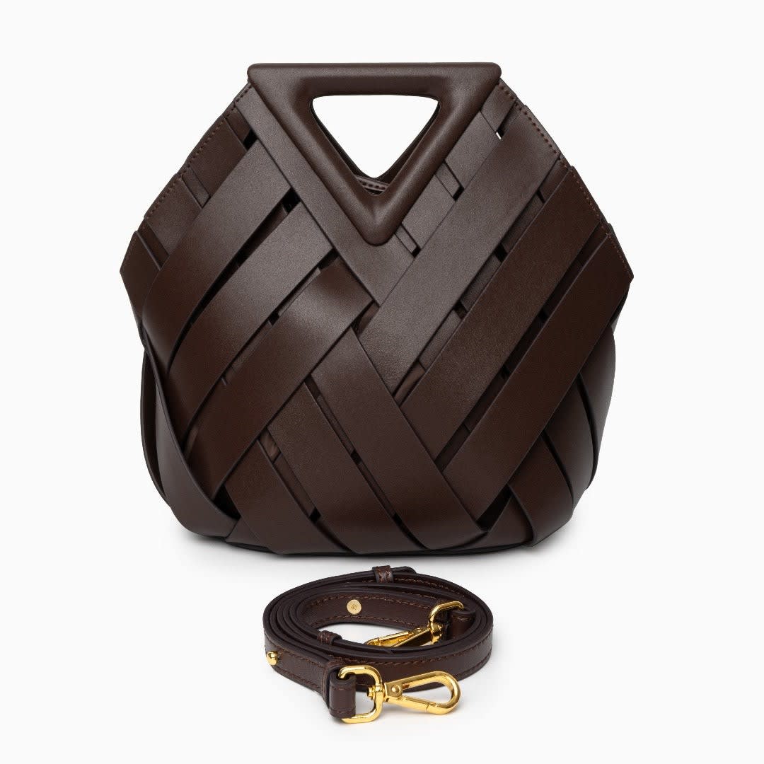 Women's Woven Top Handle Handbag | Stanmore_15