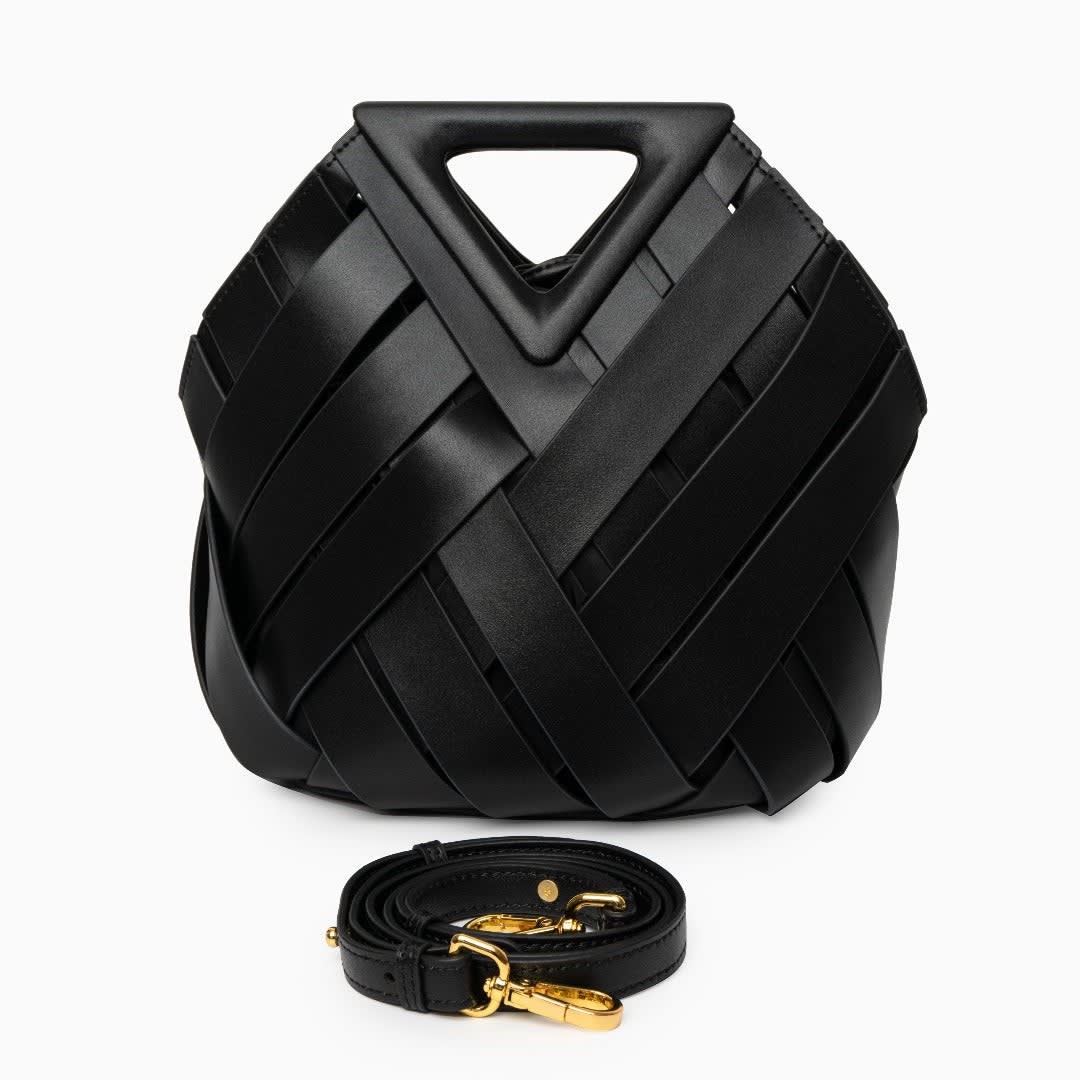 Women's Woven Top Handle Handbag | Stanmore_18